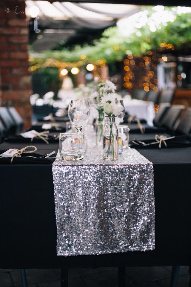 sequin table runner hire auckland new zealand
