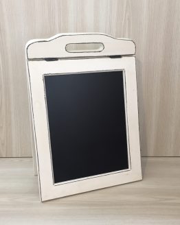 DOUBLE SIDED CHALKBOARD SMALL WHITE