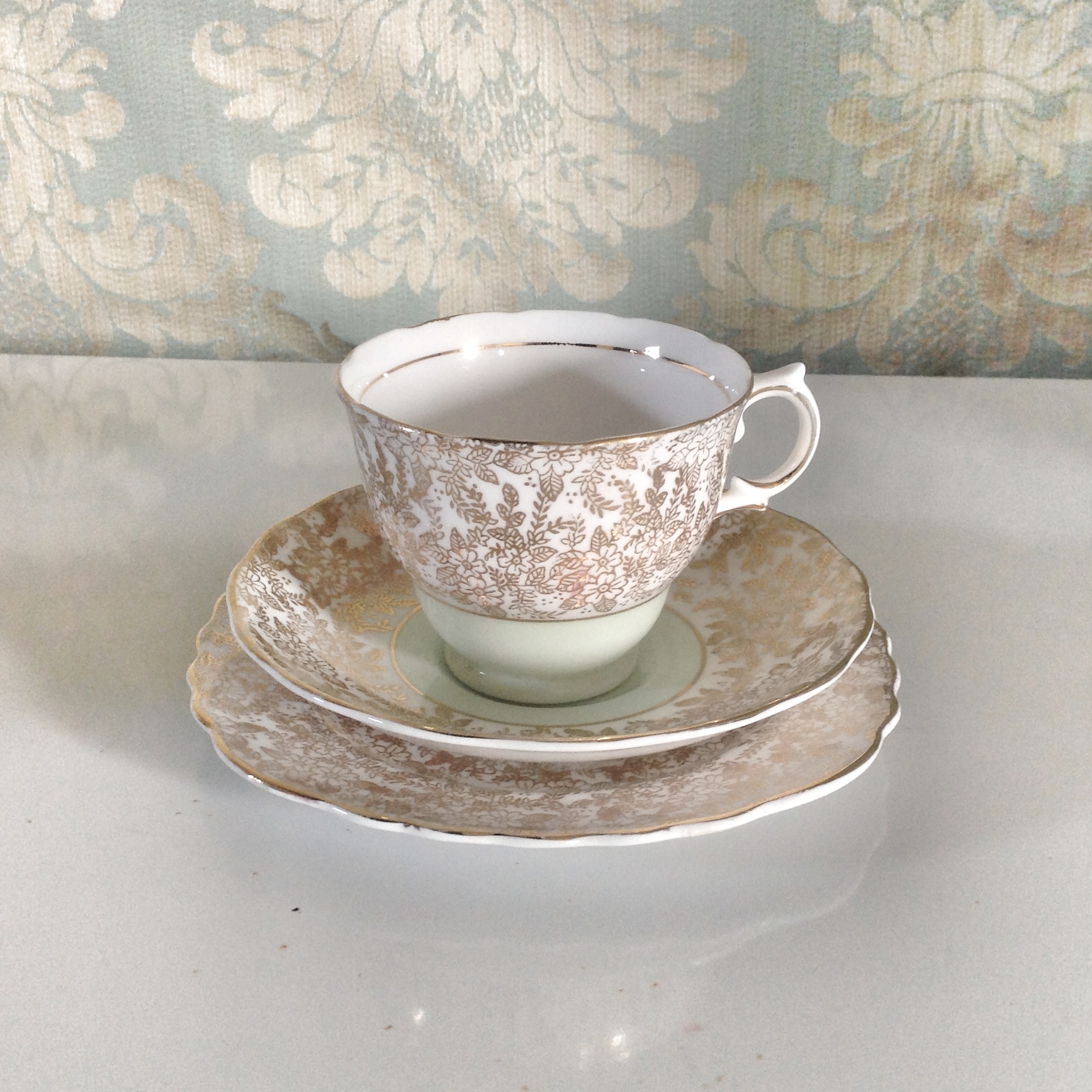 teacup trio set hire