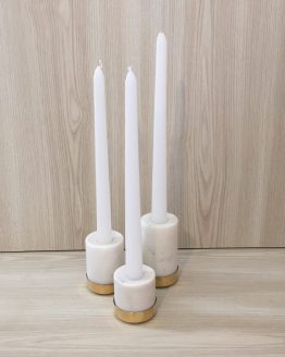 marble candlestick hire