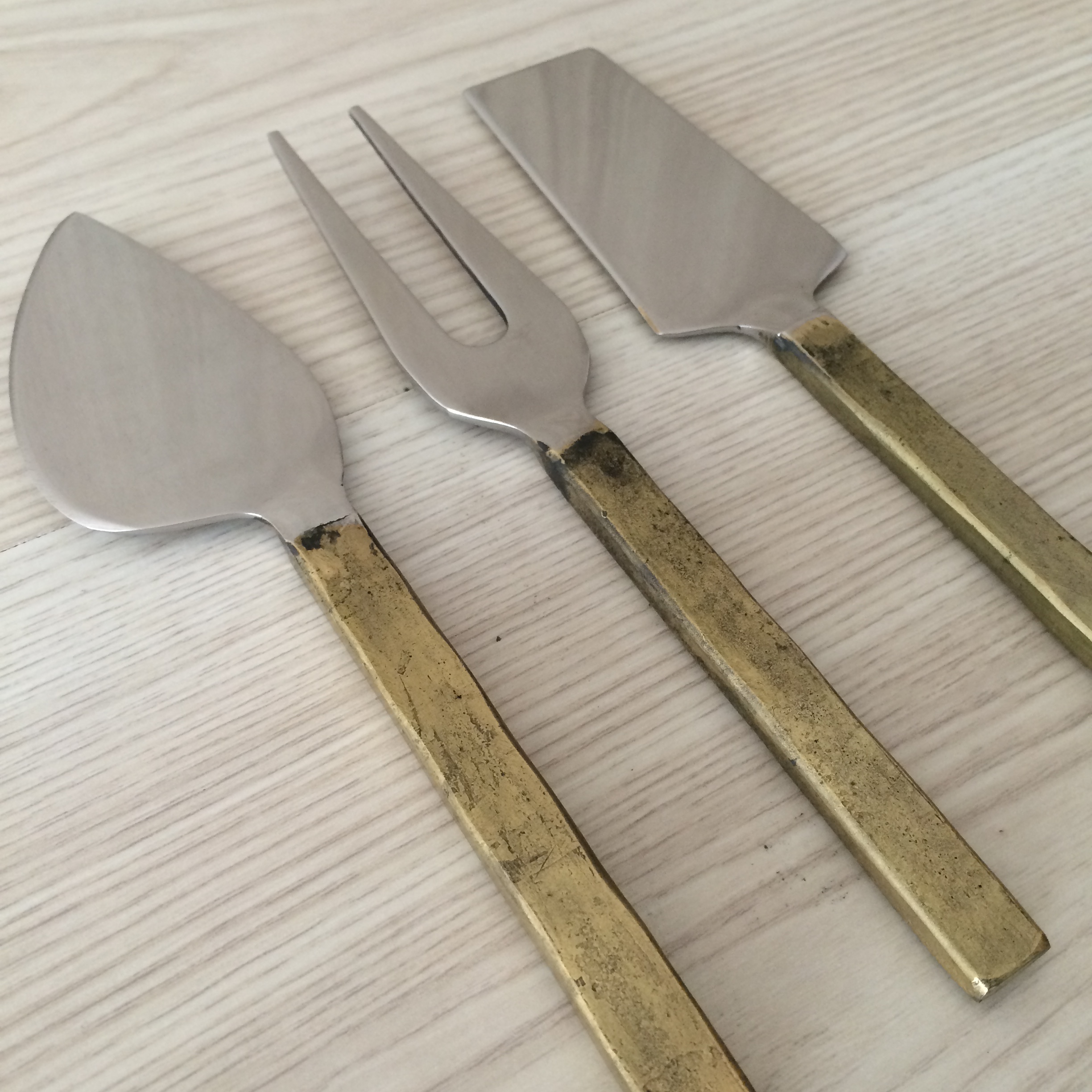 rent rustic cheese knives