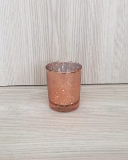 hire rose gold tealight holder