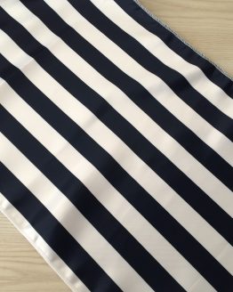 navy and white stripe runner hire