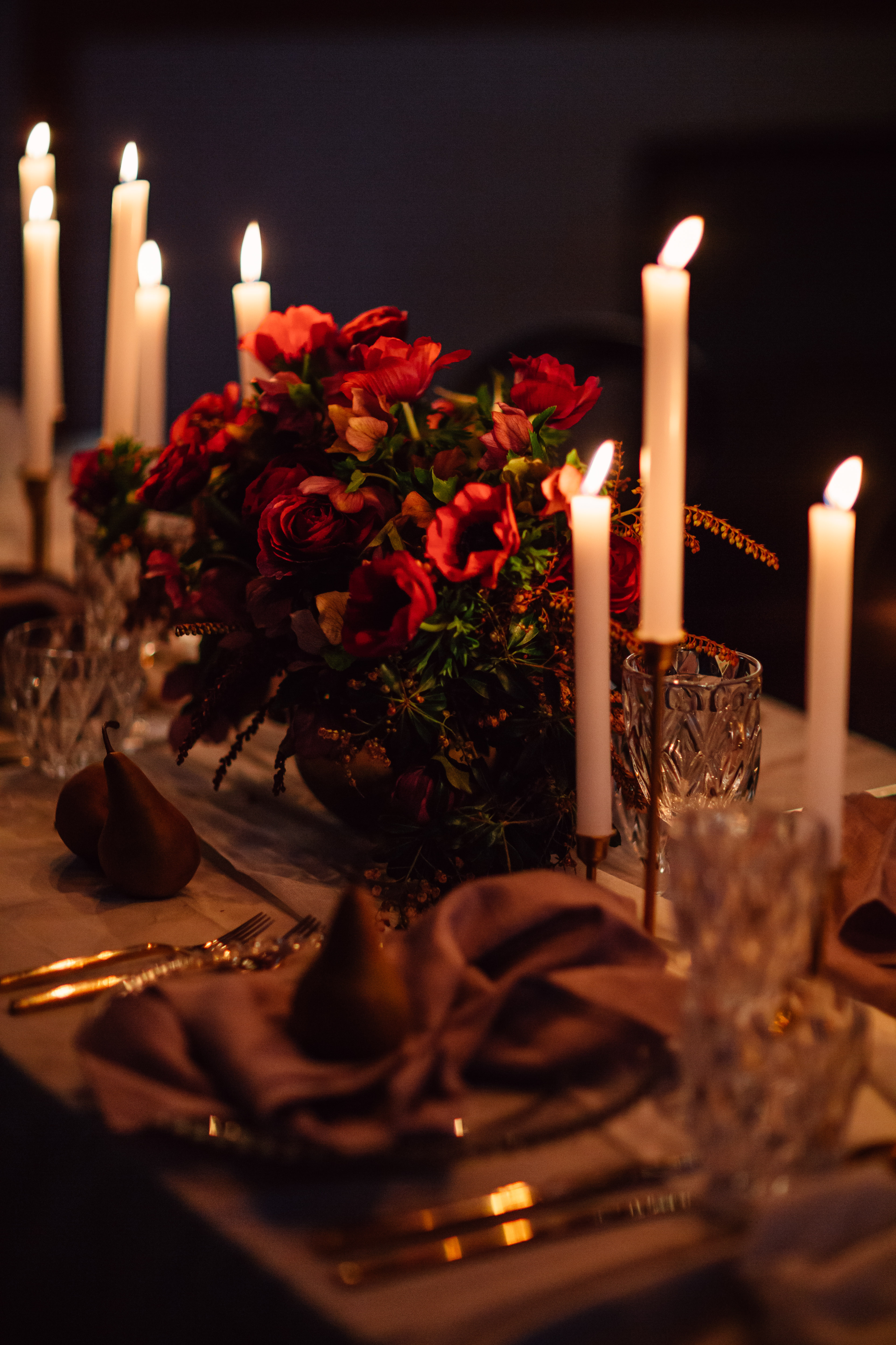 brass taper candlestick hire nz