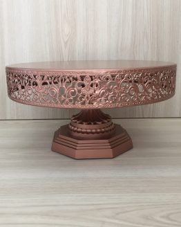 rose gold cake stand hire nz