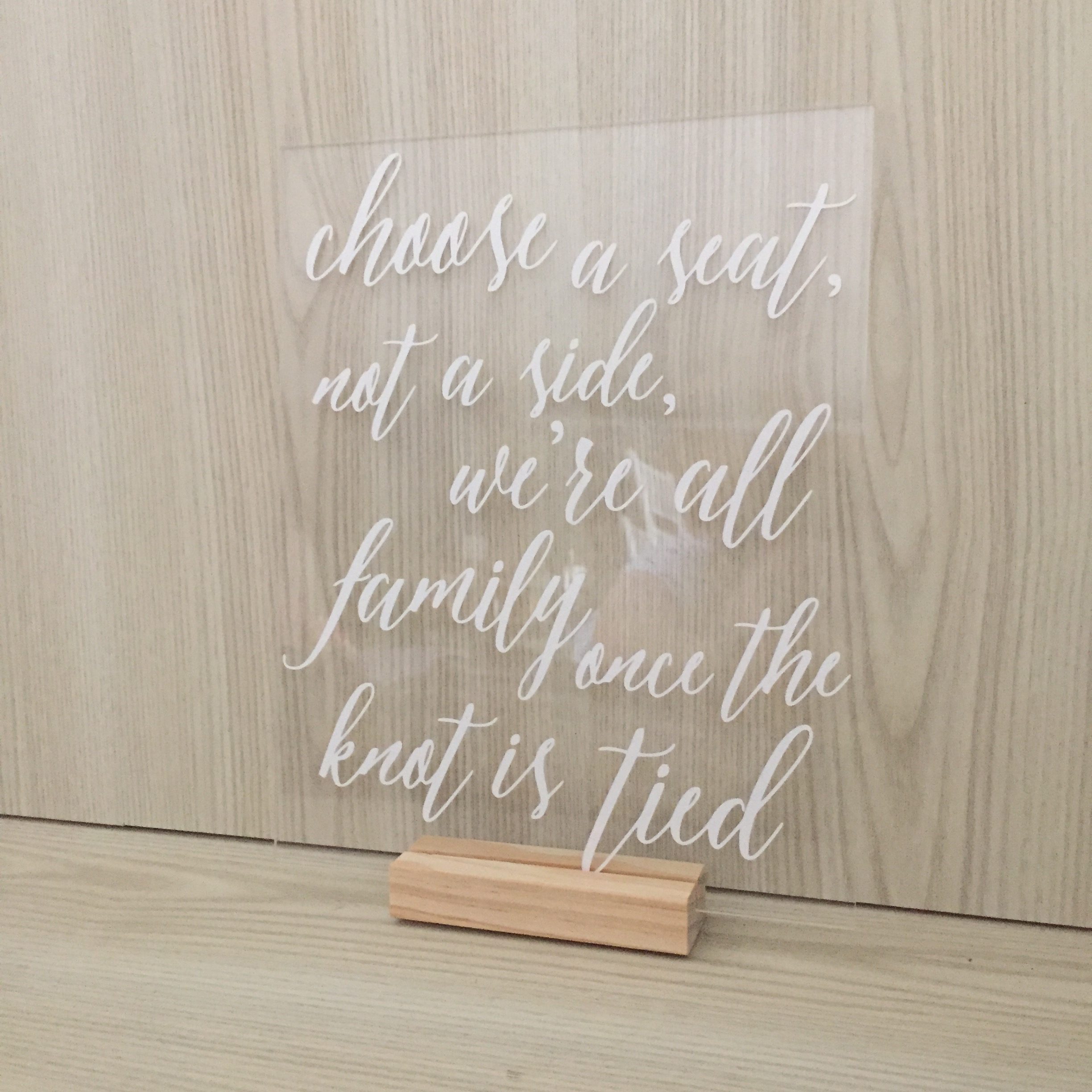 choose a seat sign hire nz