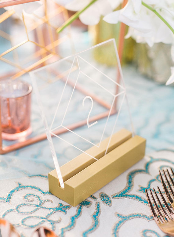 acrylic table number hire nz