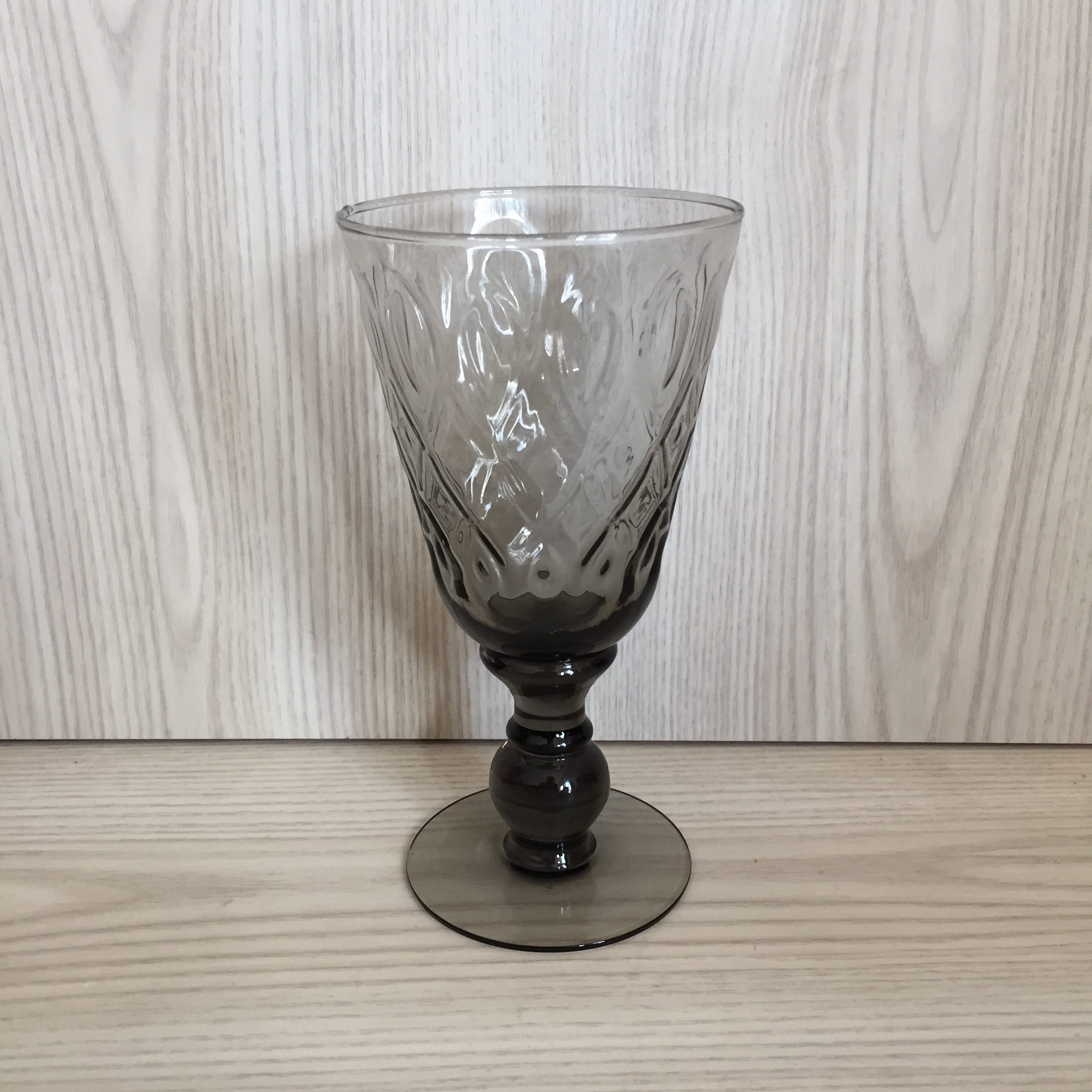 ARIA GOBLET SMOKE GREY grey wine glass hire nz