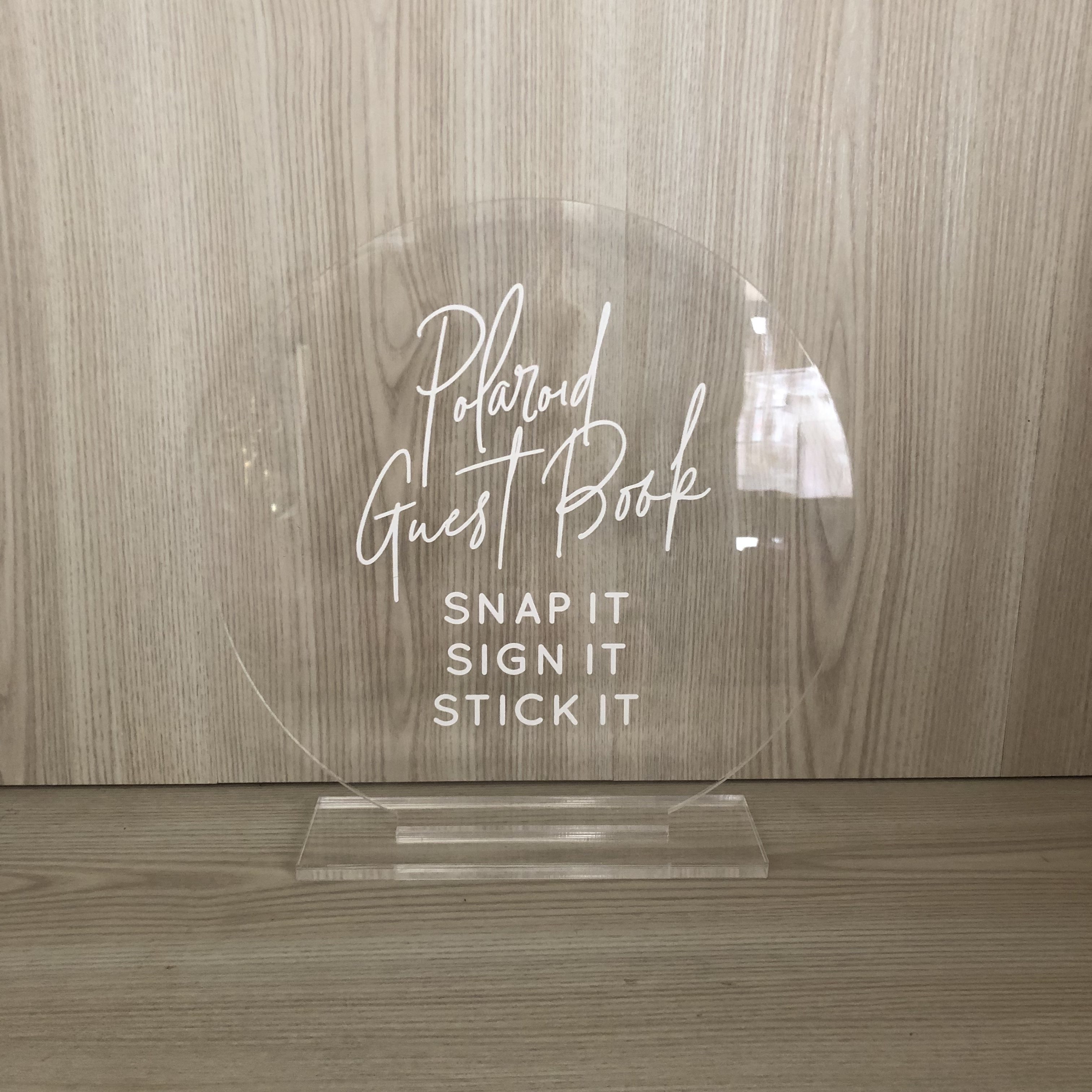 acrylic guestbook sign hire nz