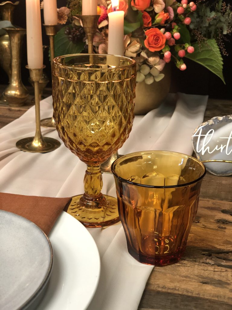 amber glassware hire nz