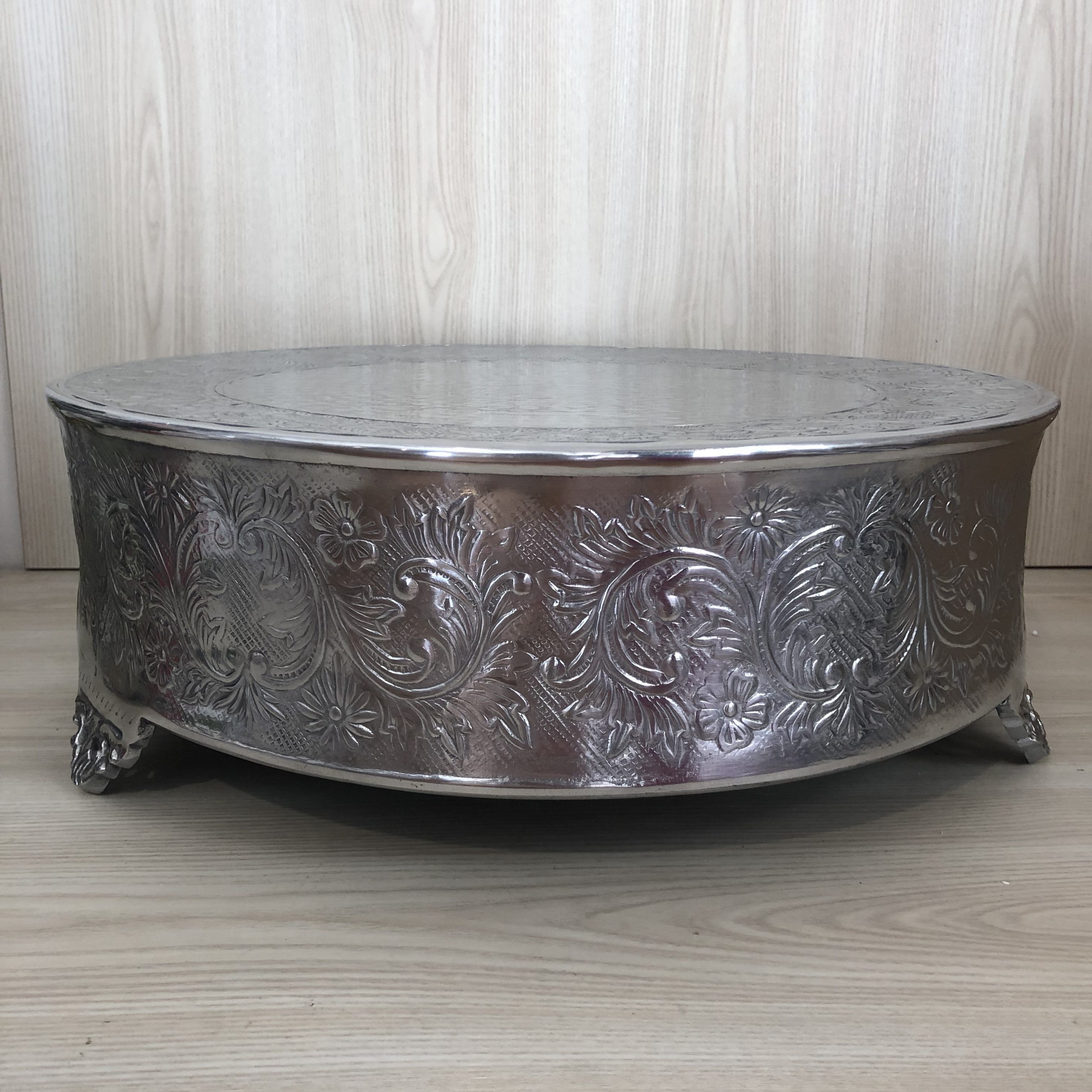 silver cake stand hire nz