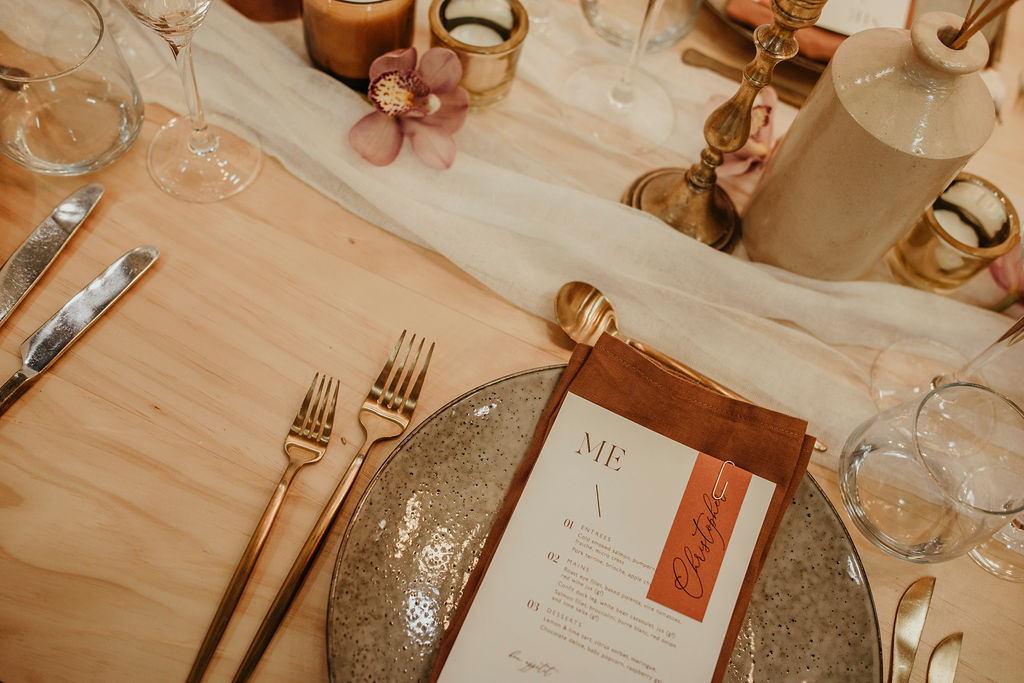 gold cutlery hire nz