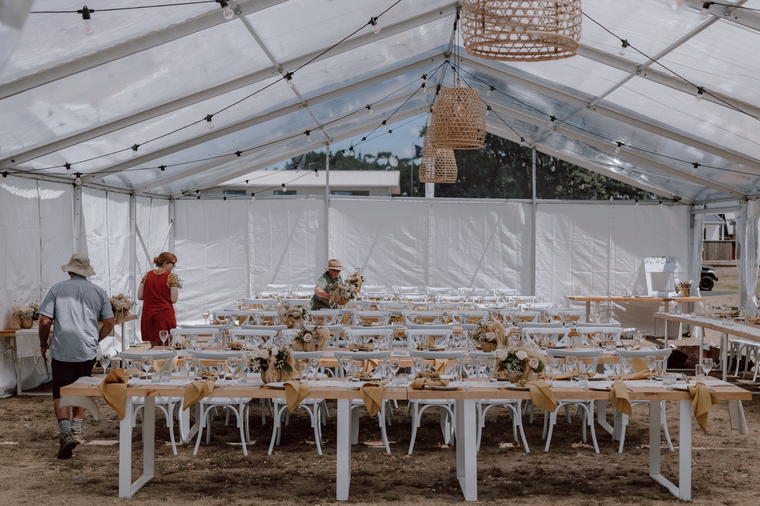 Cross Back Chair - White - Image 11