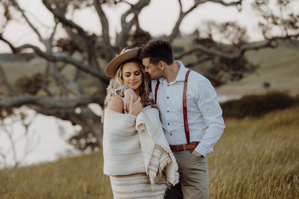 Golden Sunset Love Elopement Styled Shoot