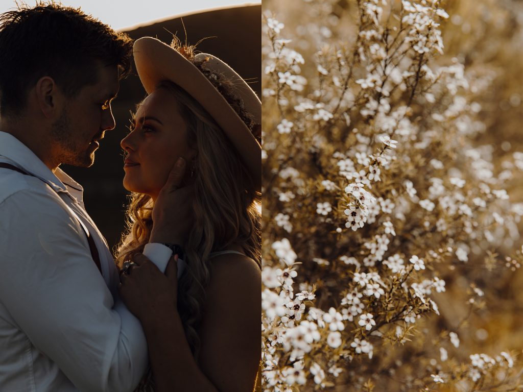 Golden Sunset Love Elopement Styled Shoot