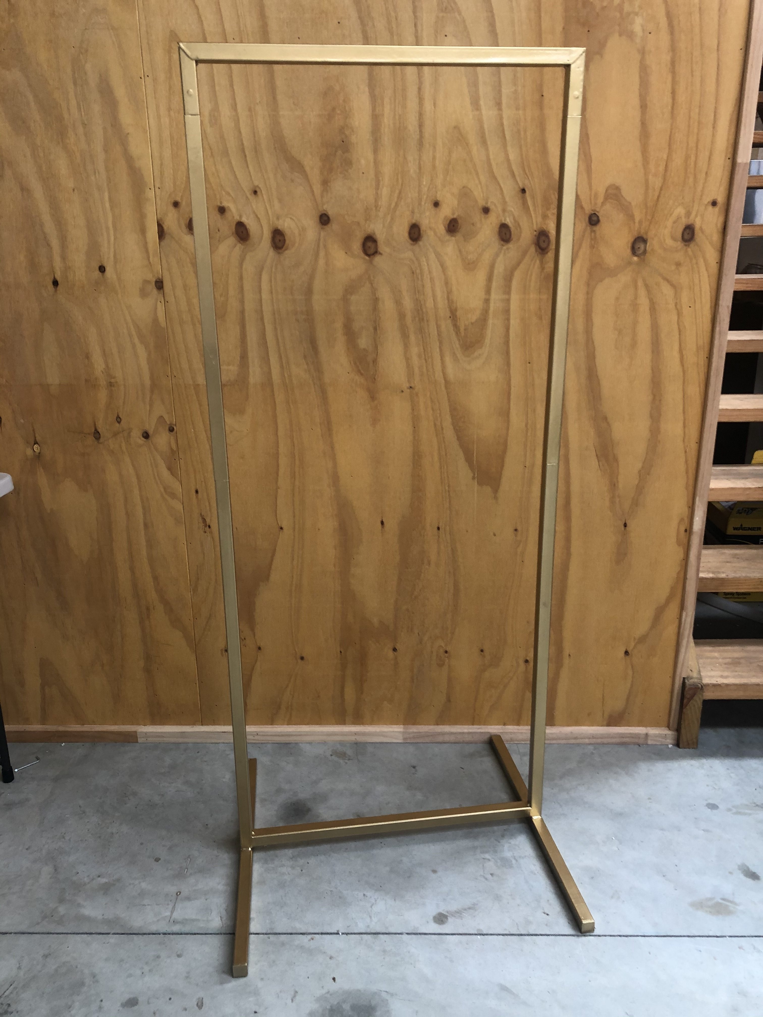 gold acrylic sign stand hire auckland nz