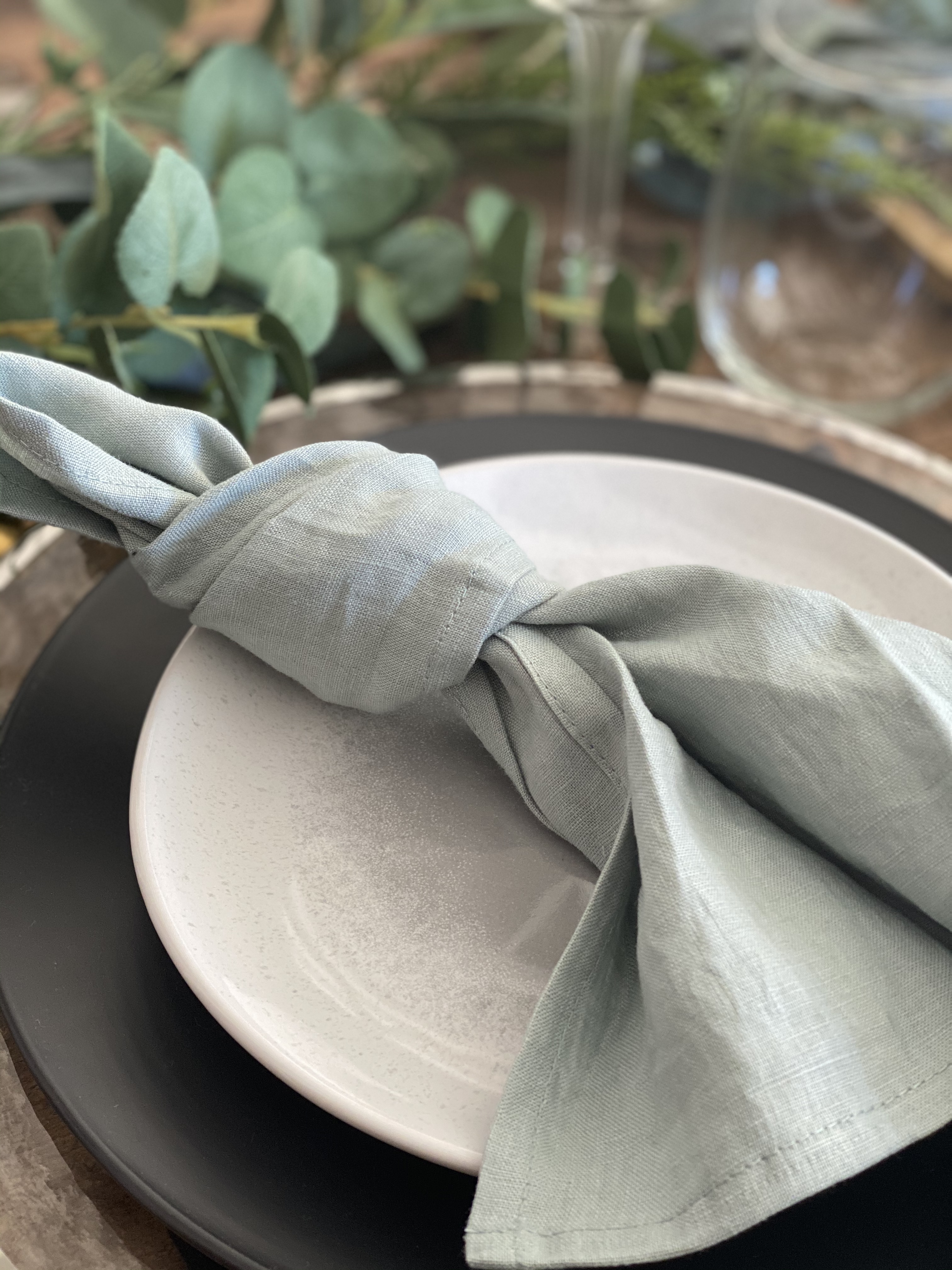 duck egg napkin hire nz