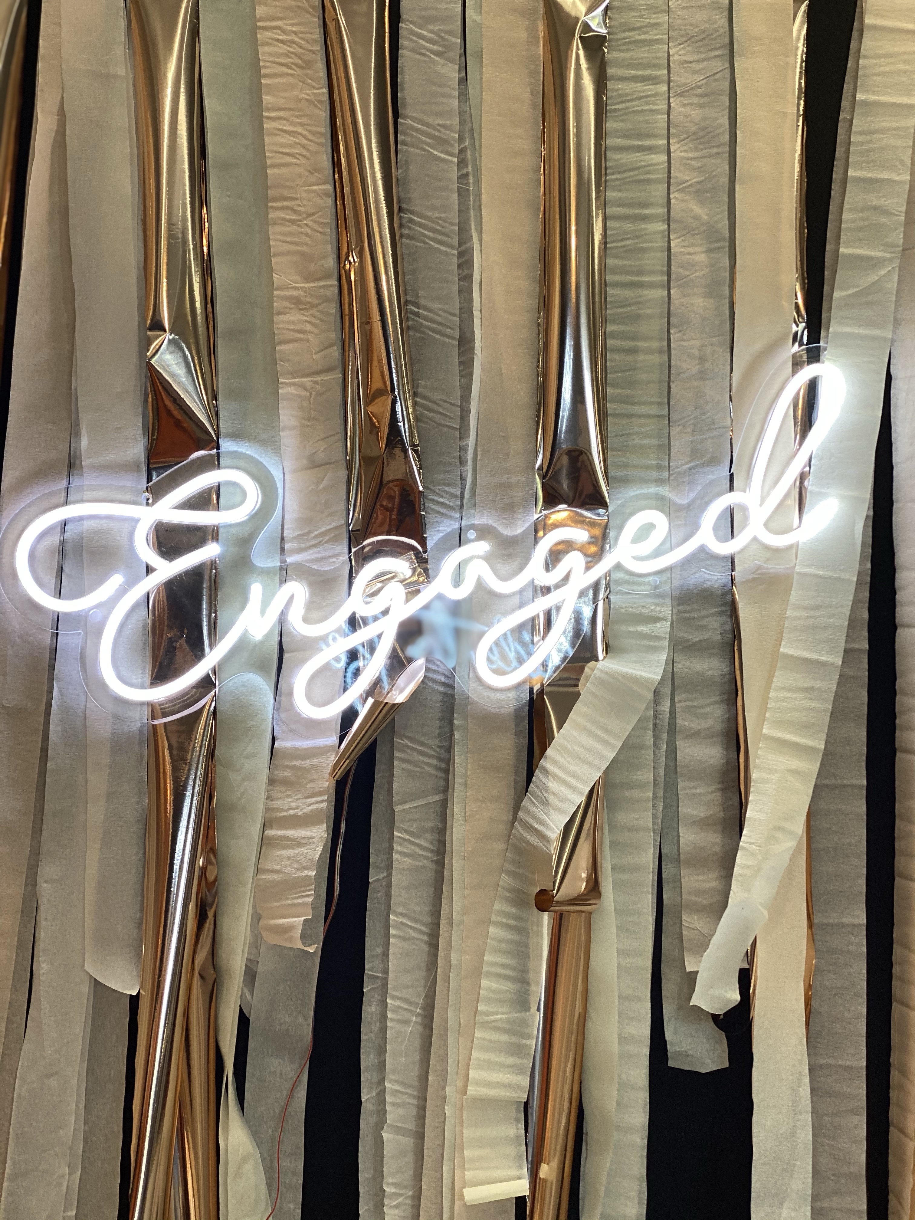 Engaged Neon Sign - Cool White - Image 6