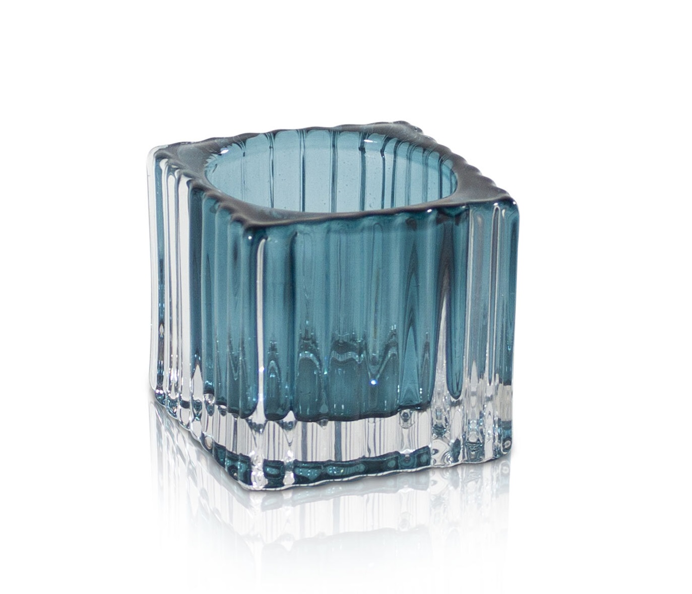 Navy Ribbed Tealight Holder Hire NZ