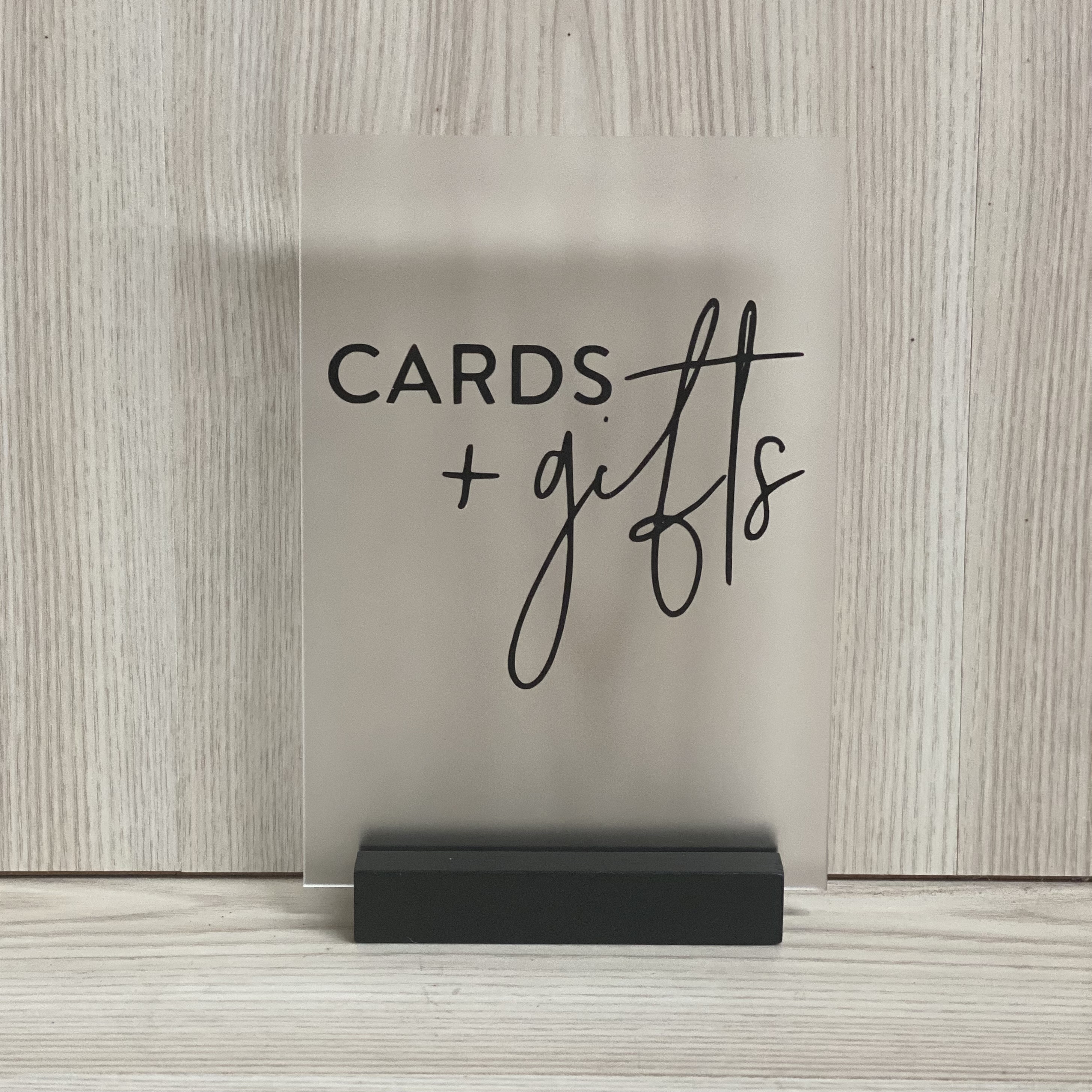 cards and gifts acrylic sign hire auckland nz
