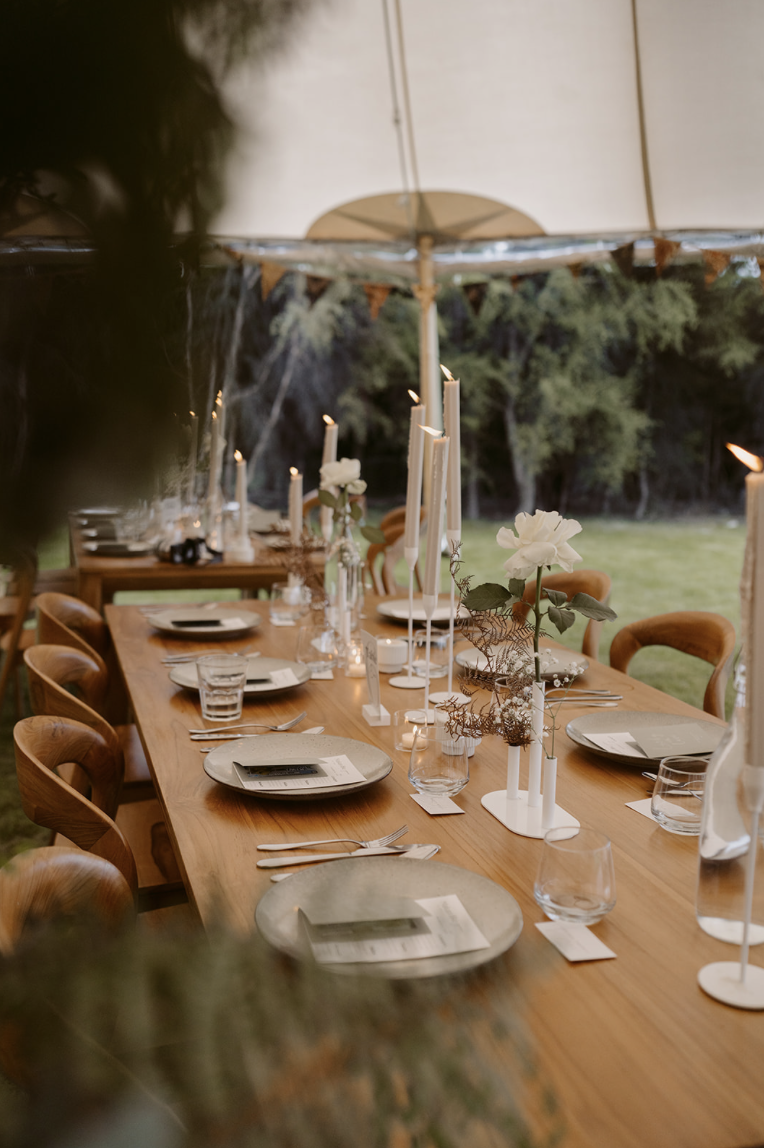 white minimalist tube vase hire auckland nz