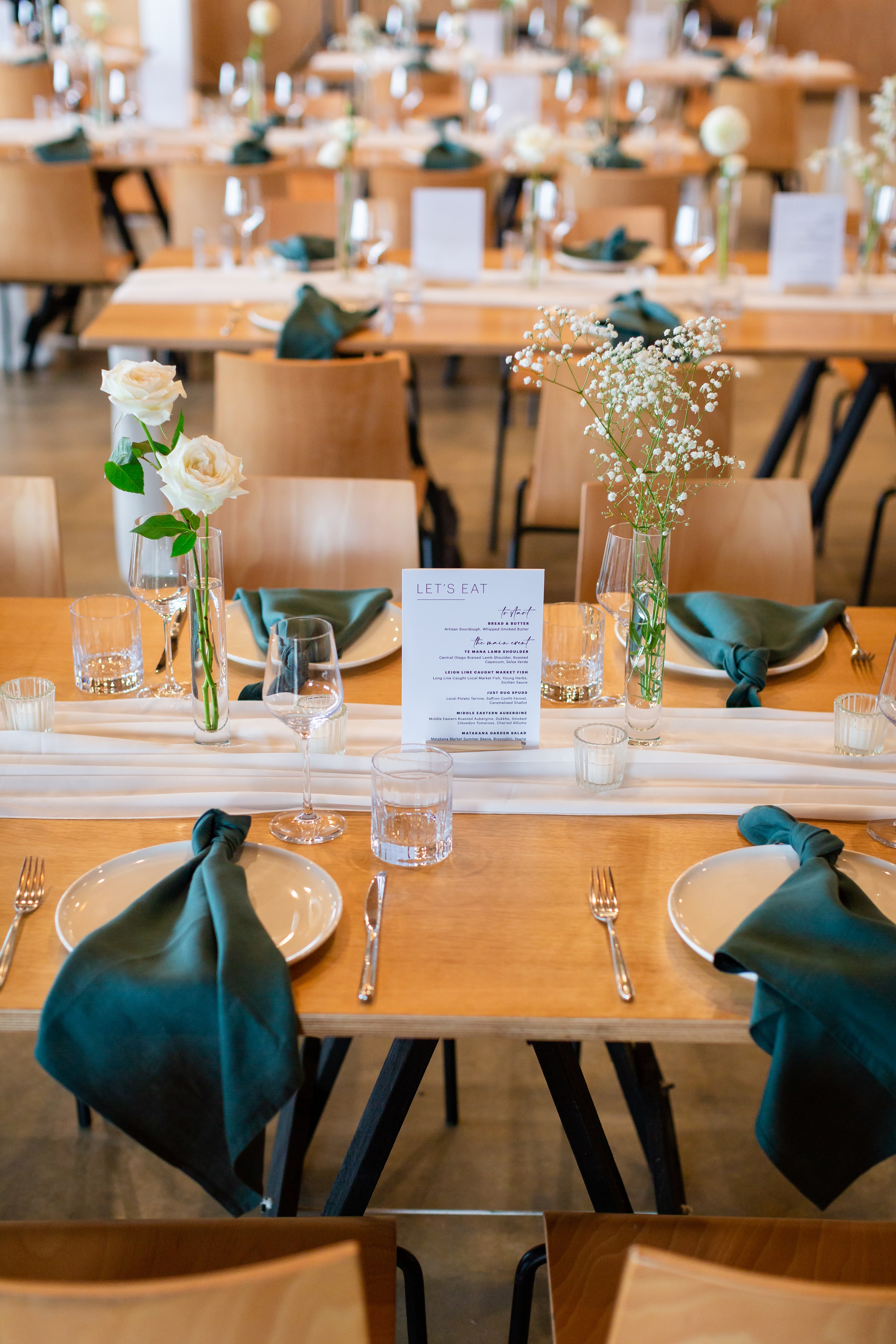 forest green napkin hire auckland nz