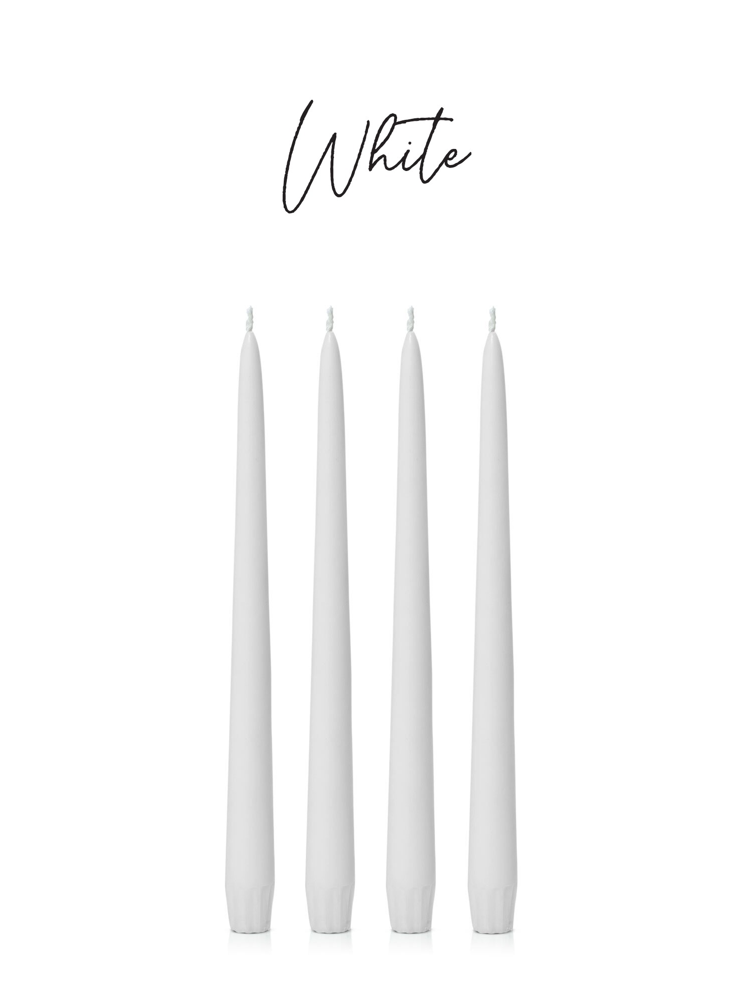WHITE TAPER CANDLE
