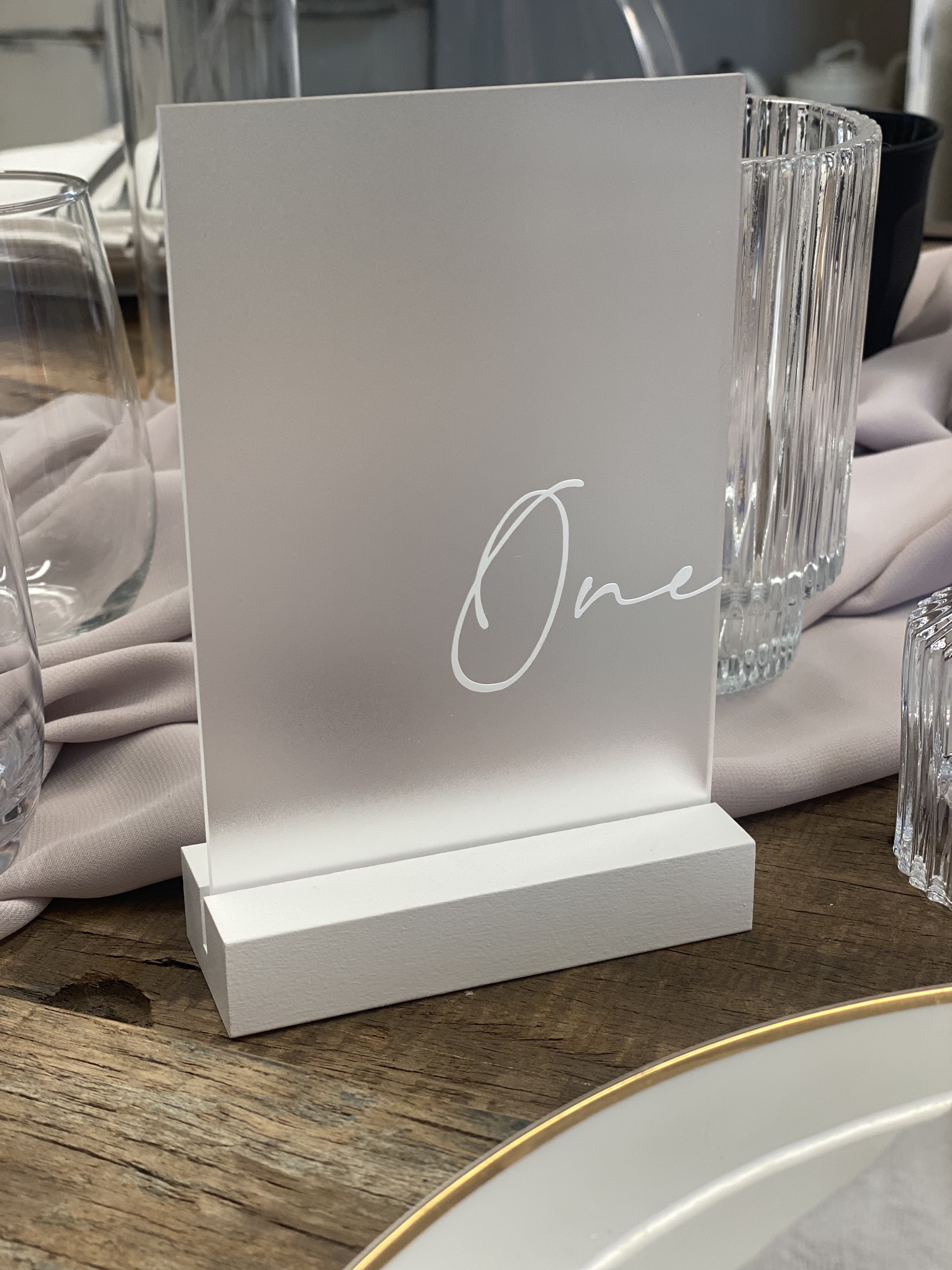 acrylic table number hire auckland nz