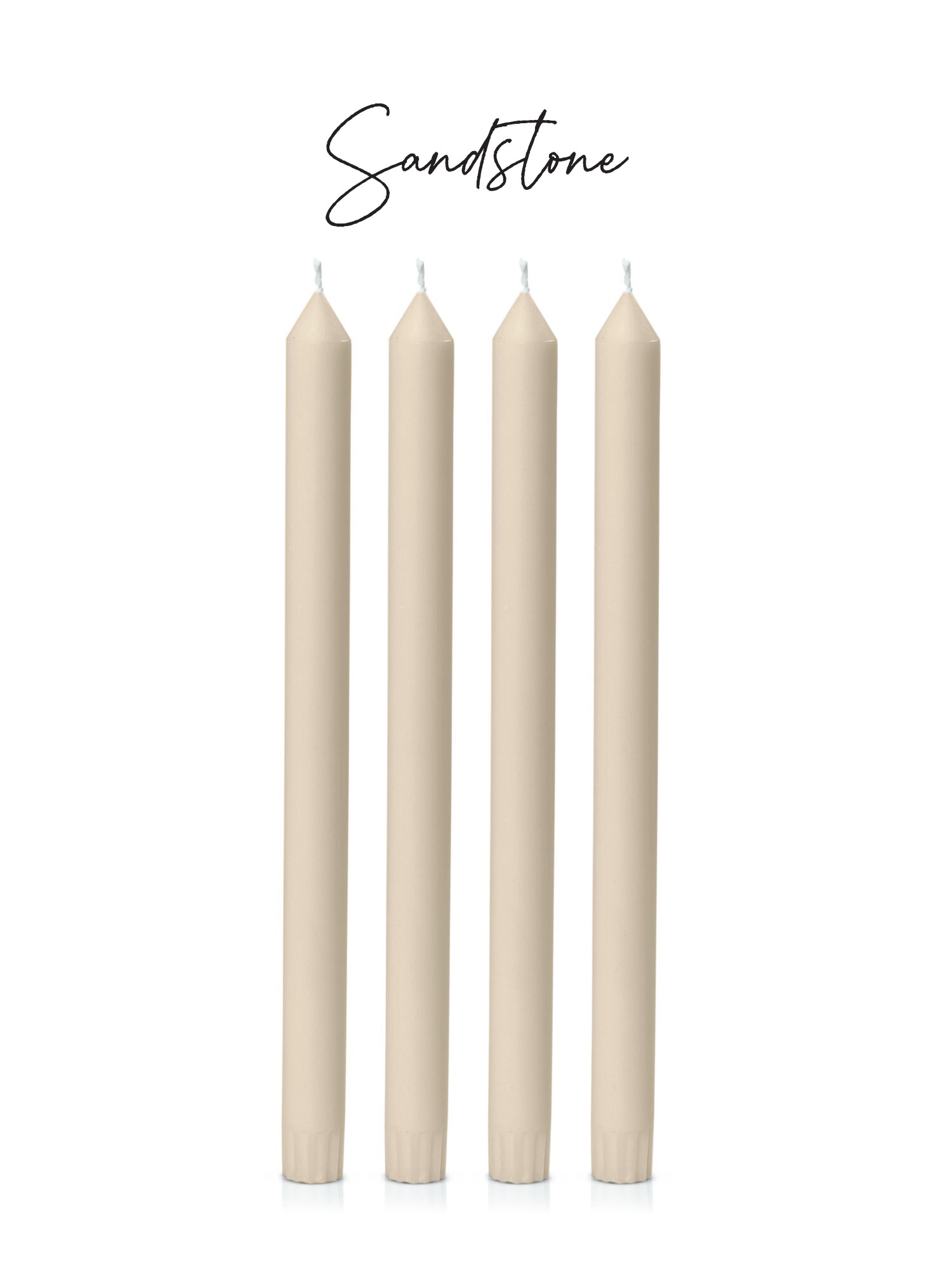 purchase 30cm dinner candle nz sandstone colour