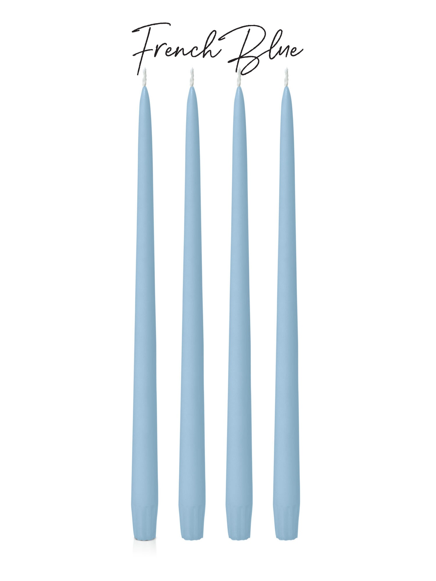 purchase 35cm taper candle nz french blue colour