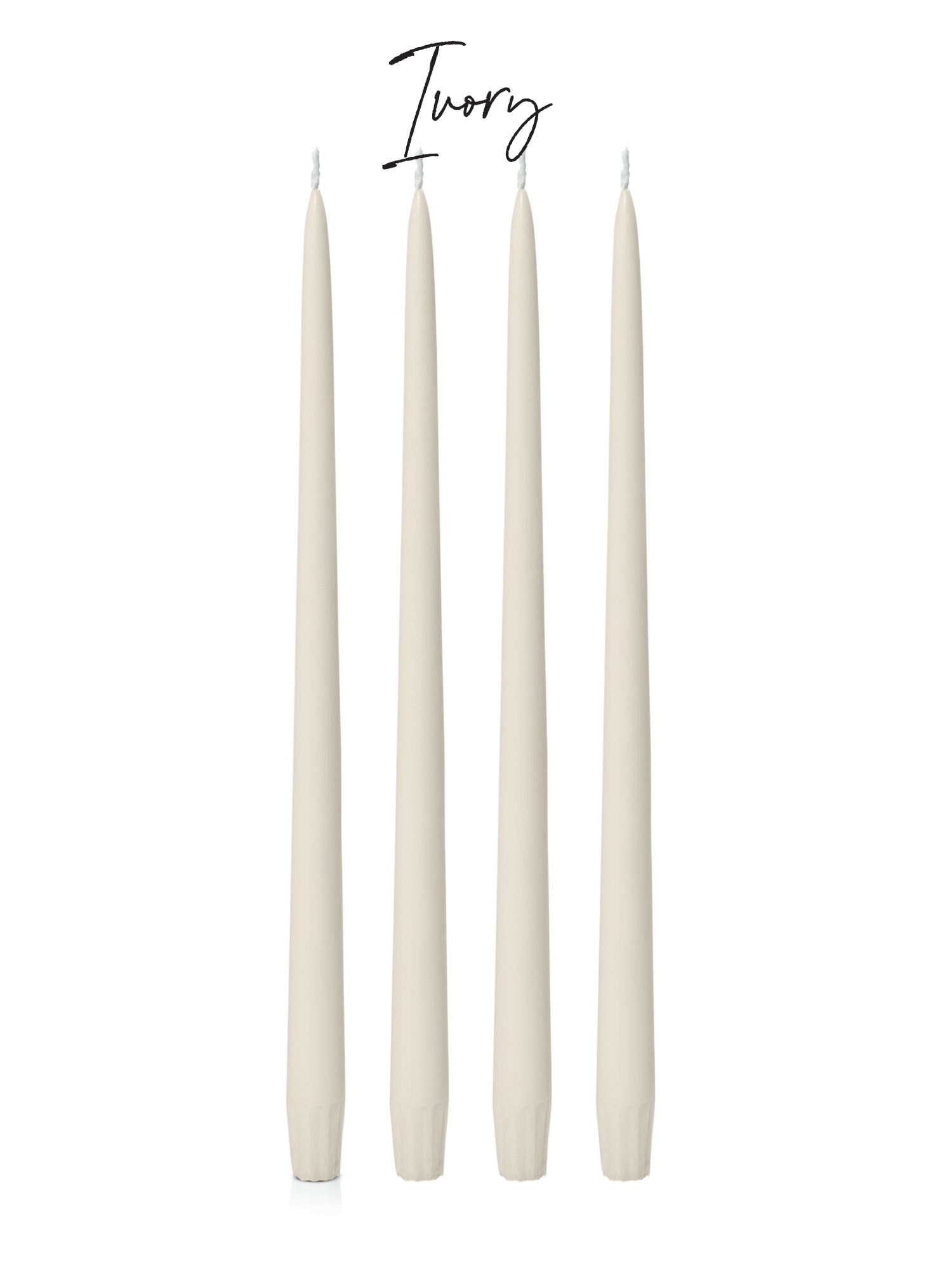 purchase 35cm taper candle nz ivory colour