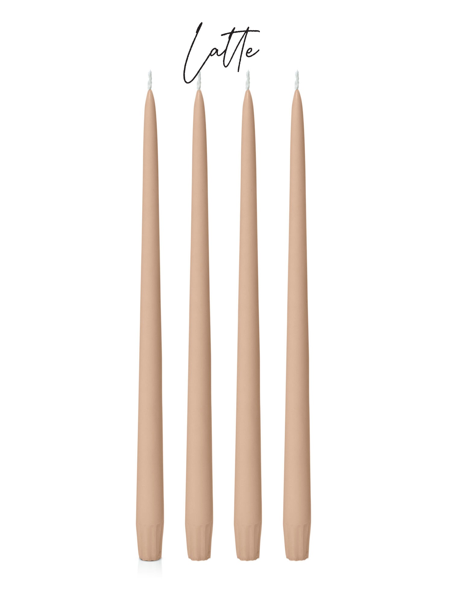 purchase 35cm taper candle nz latte colour