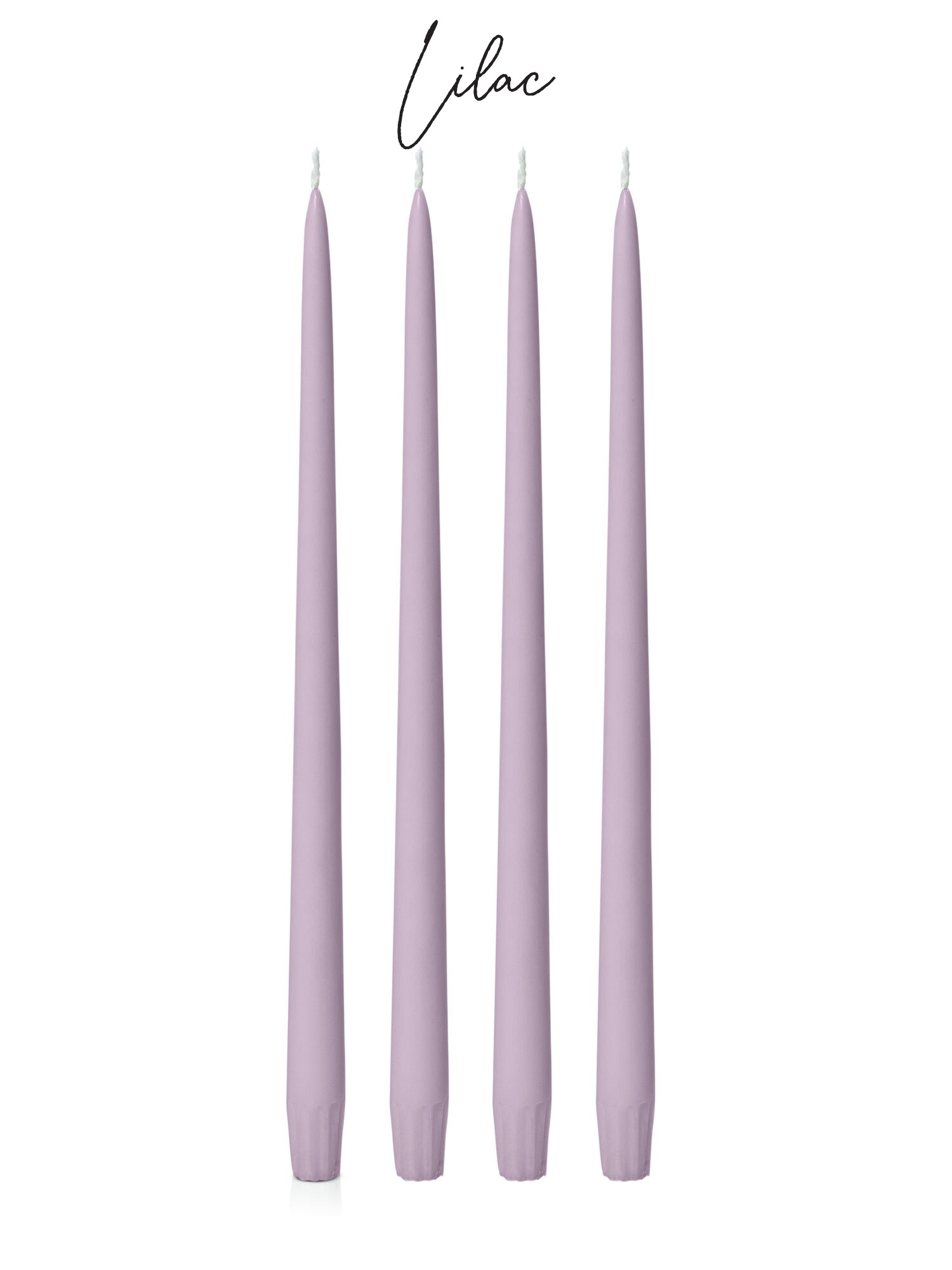 purchase 35cm taper candle nz lilac colour