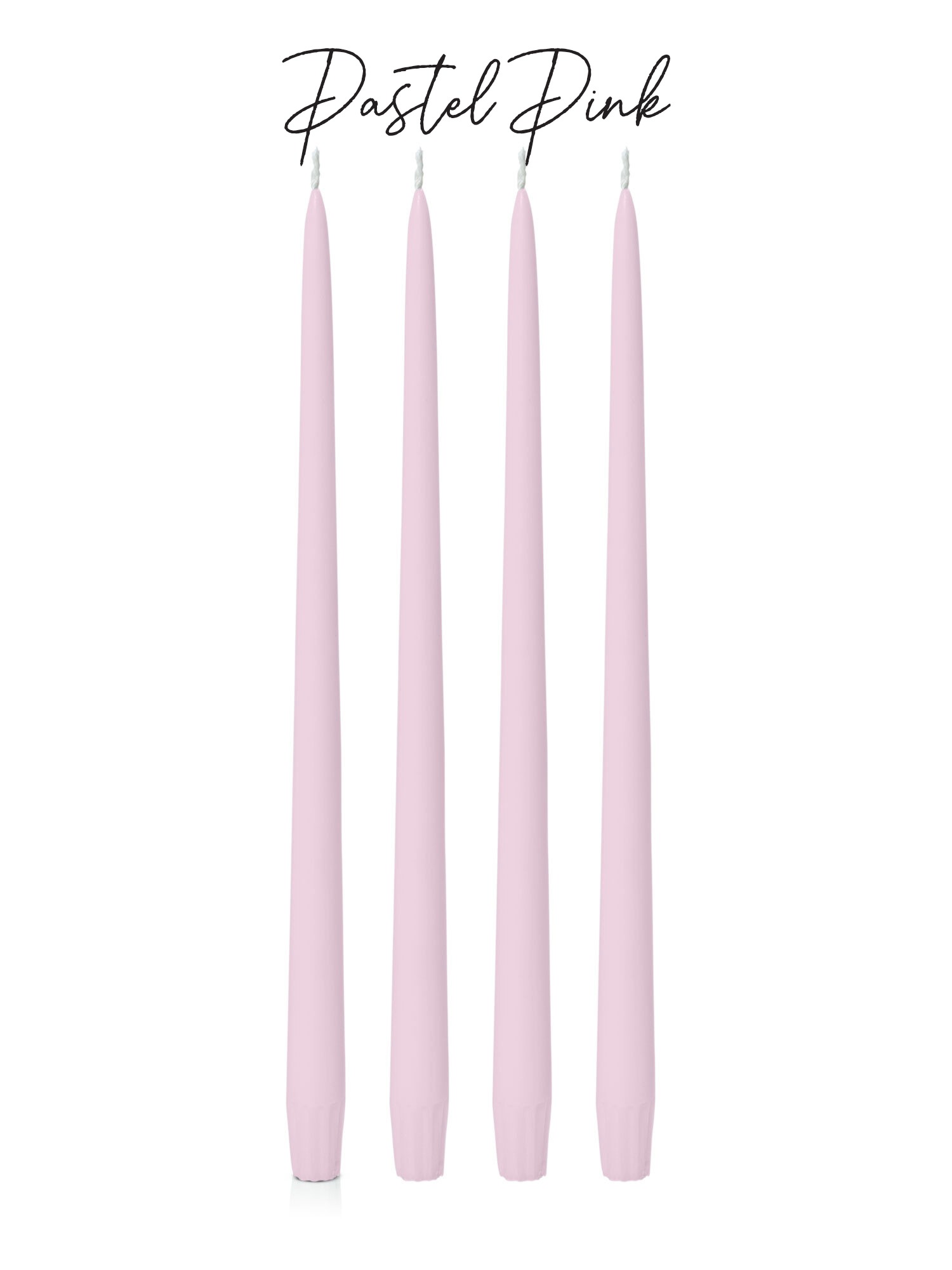 purchase 35cm taper candle nz pastel pink colour