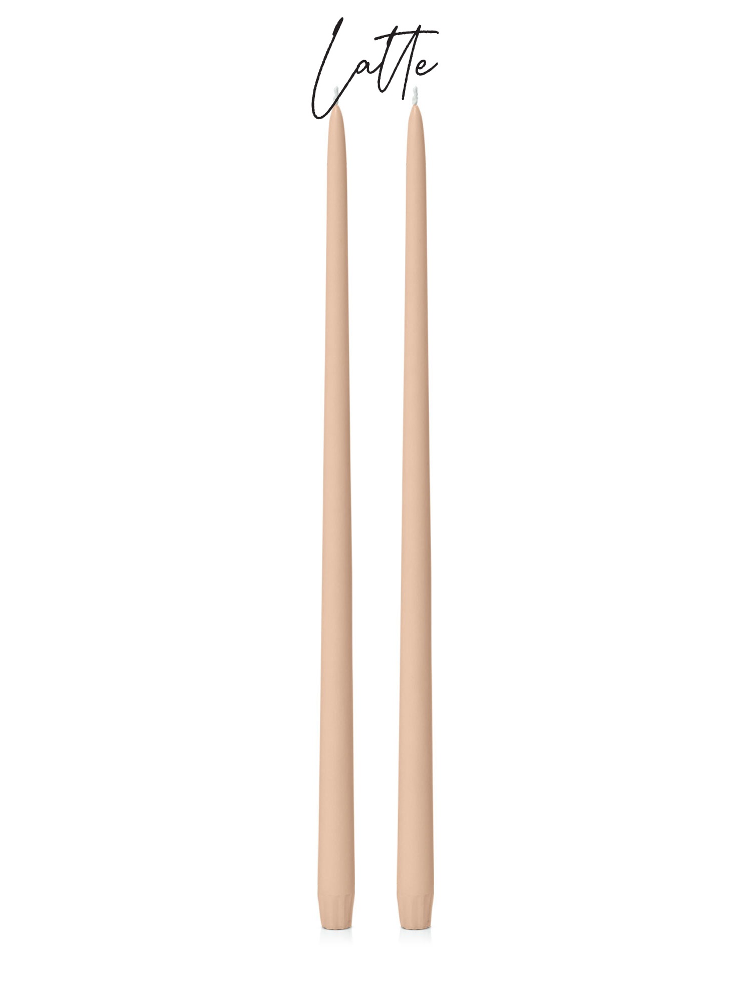 purchase 45cm taper candle nz latte colour