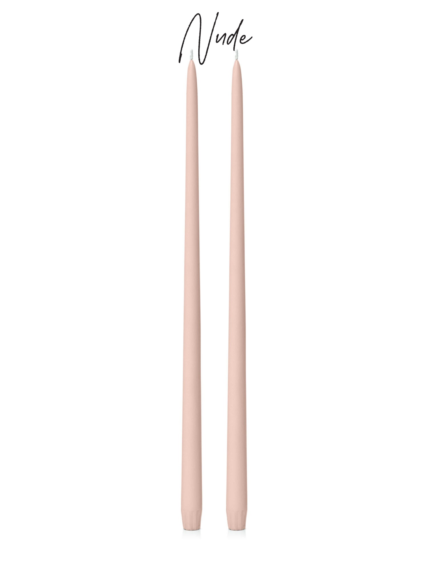 purchase 45cm taper candle nz nude colour