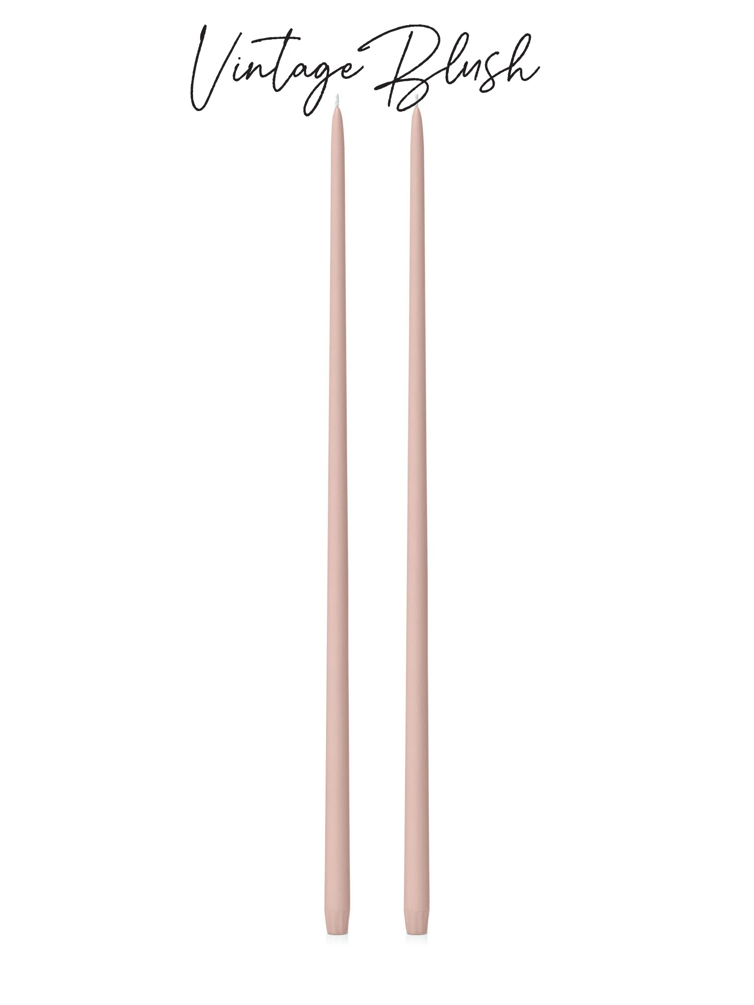 purchase 45cm taper candle nz blush colour