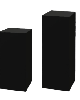 black acrylic plinth hire auckland nz