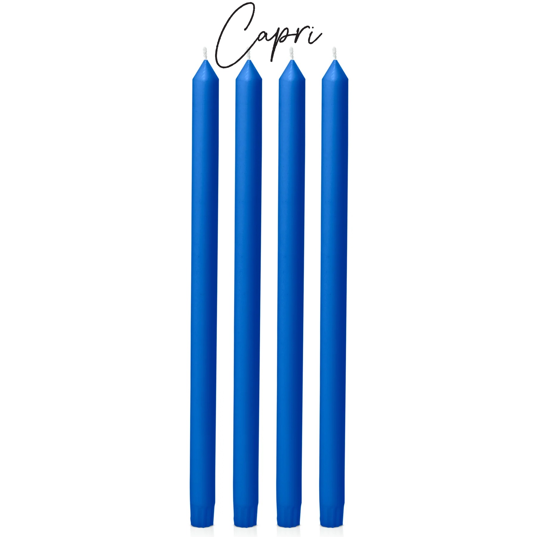 buy bright blue dinner candles nz