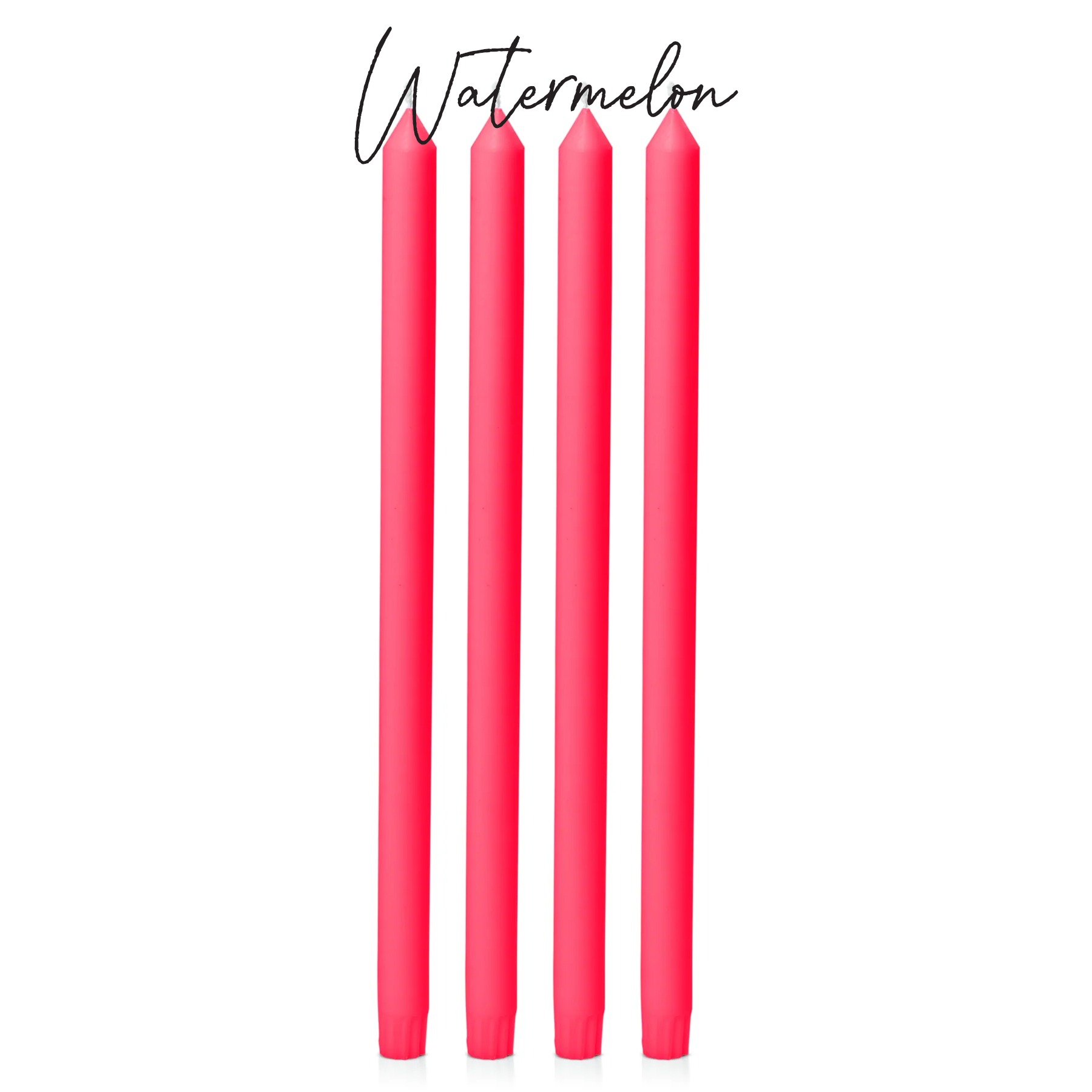 buy watermelon pink dinner candles nz