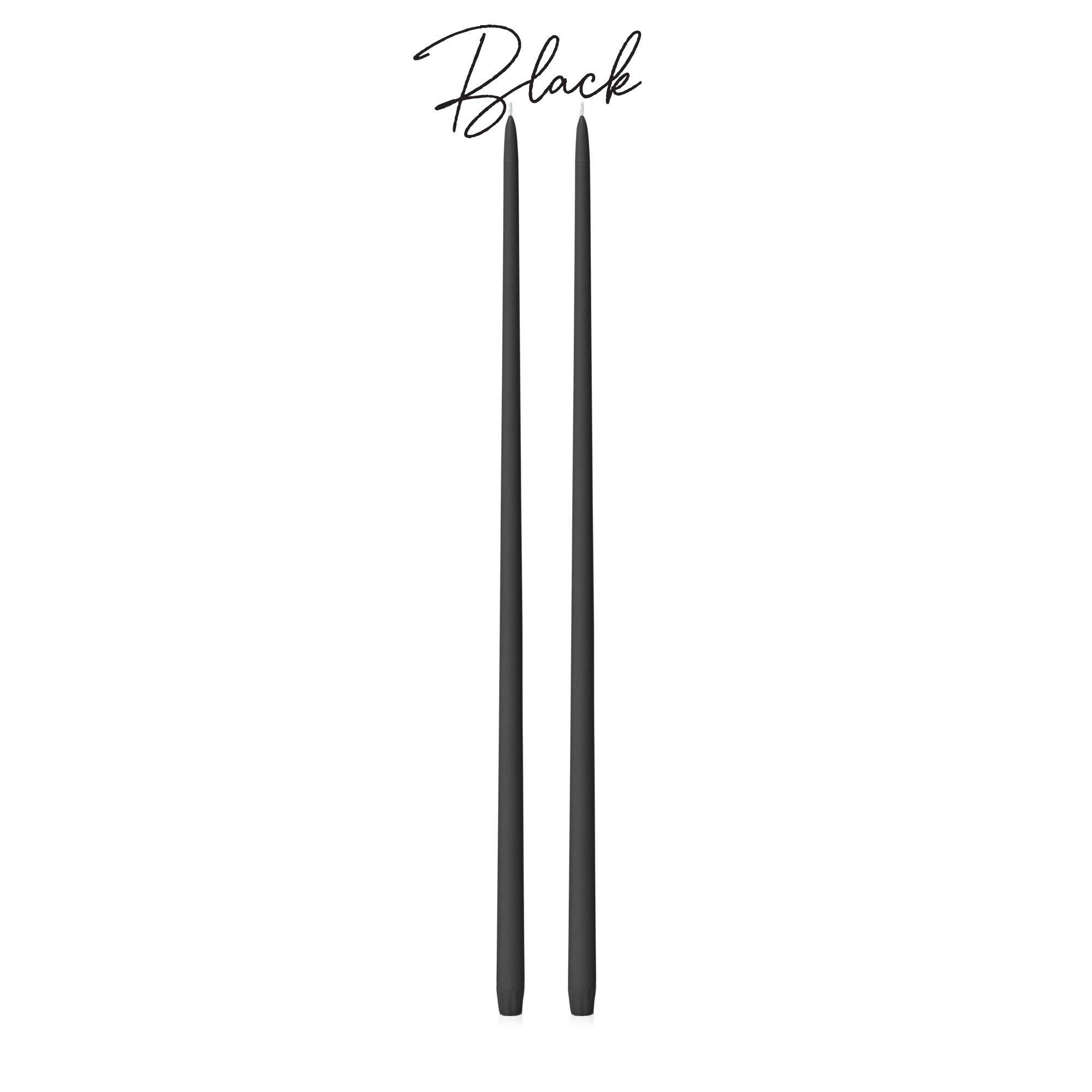 black 65cm taper candle purchase nz