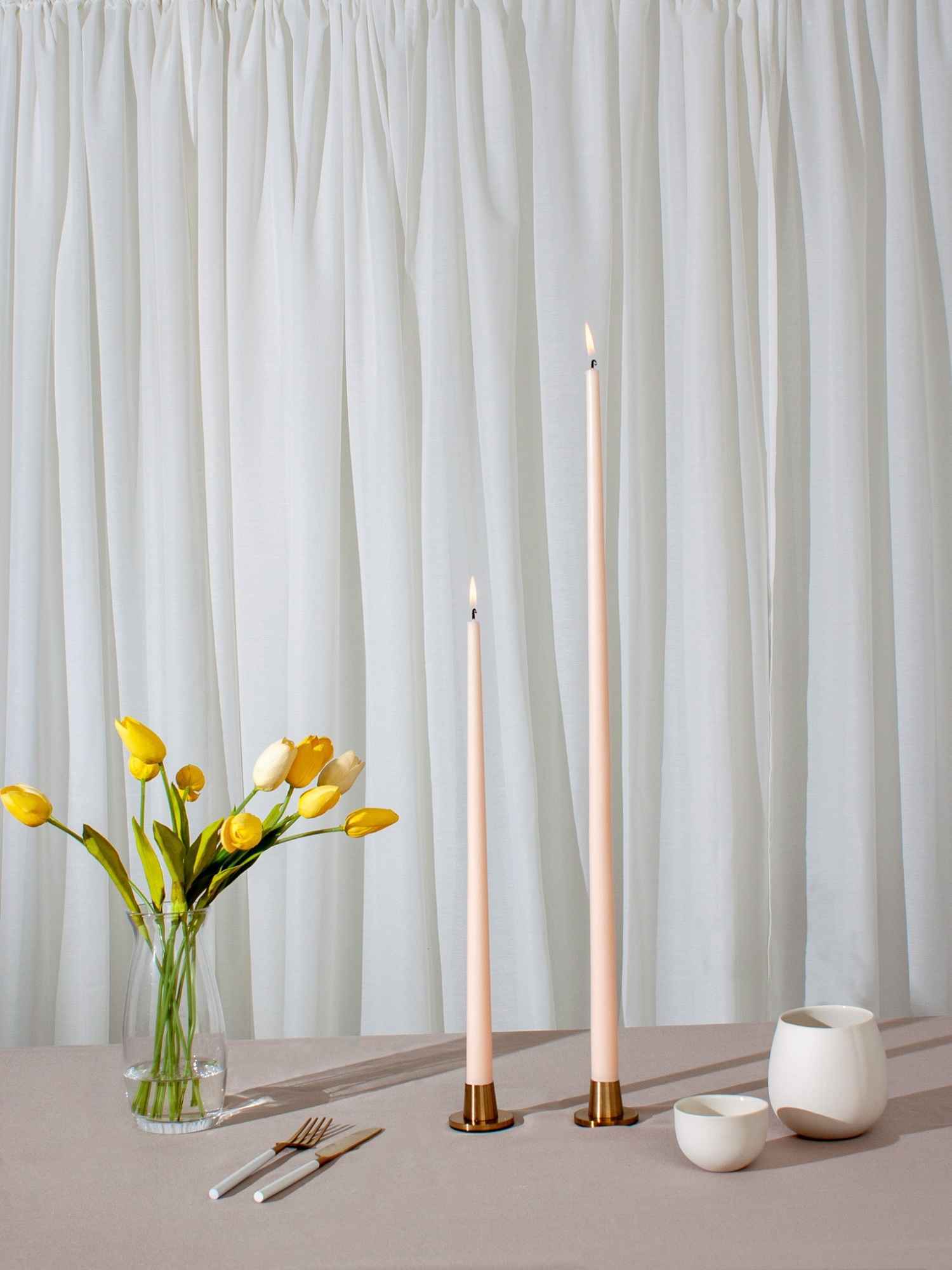 nude 65cm taper candle purchase nz