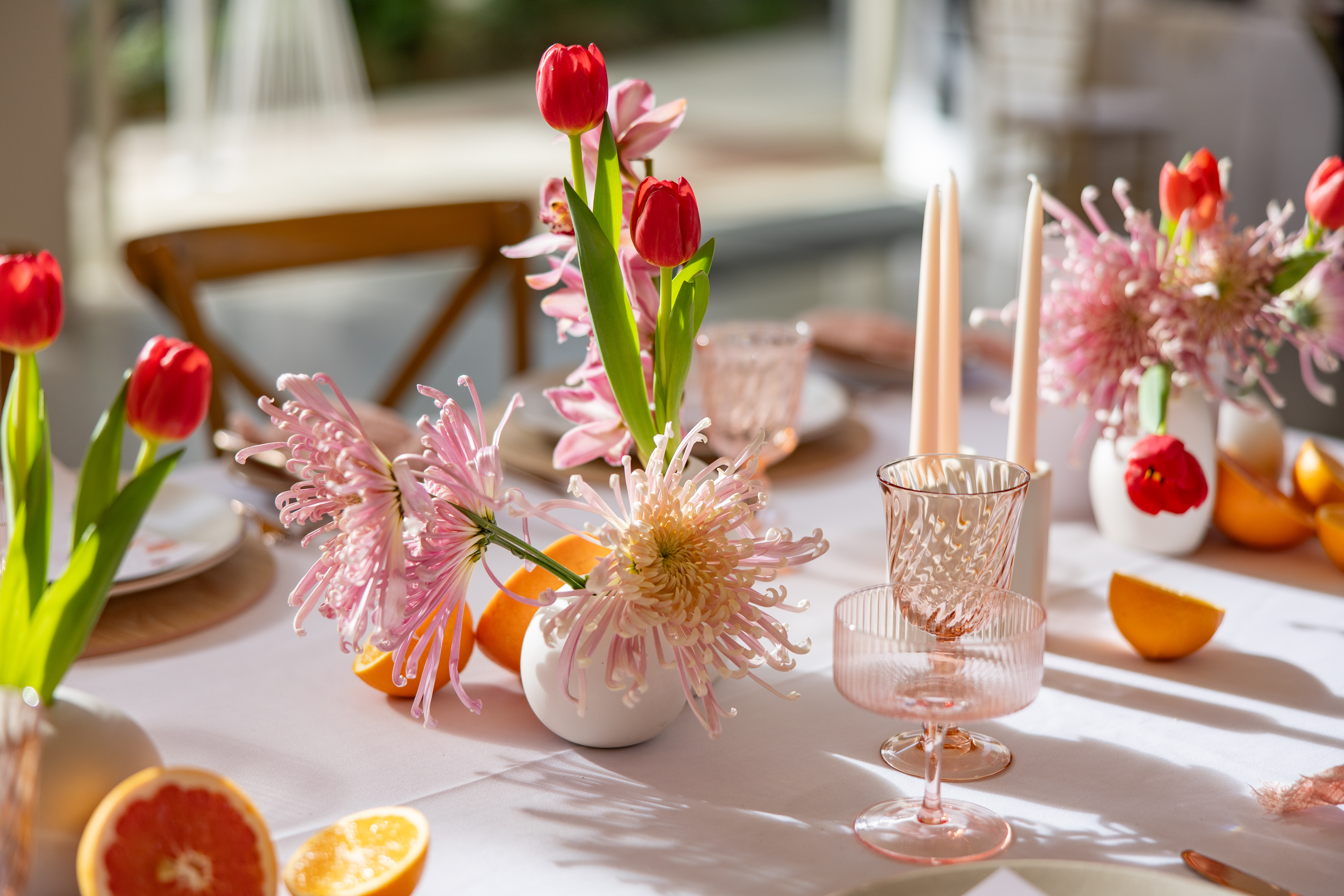 Ribbed Cocktail Glass - Blush - Image 17