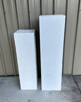 white textured plinth hire auckland nz