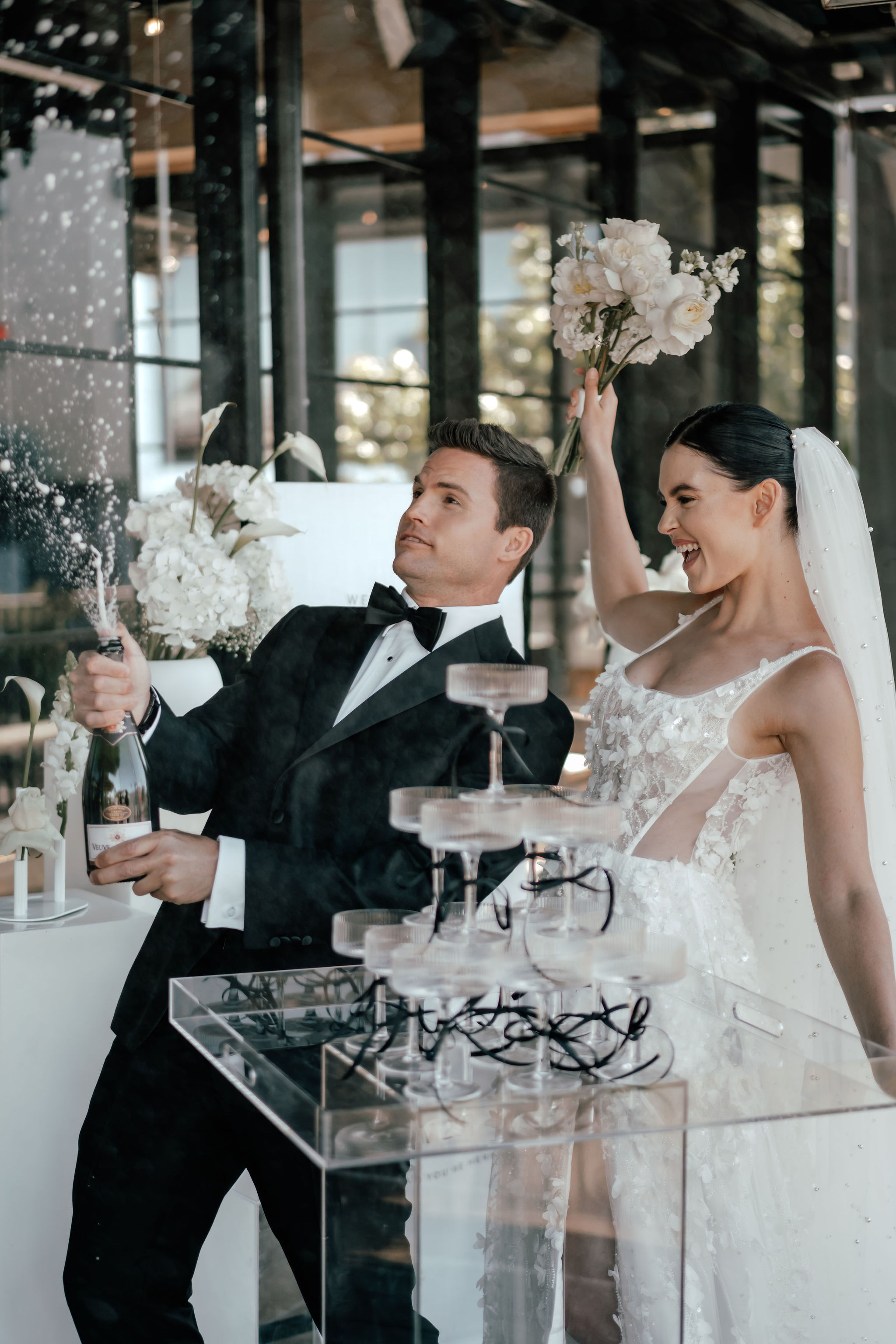 diy champagne tower rentals nz