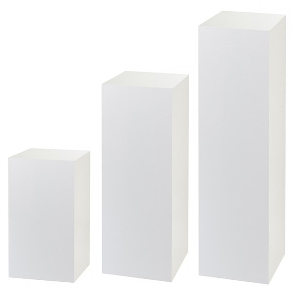 white acrylic plinth hire nz