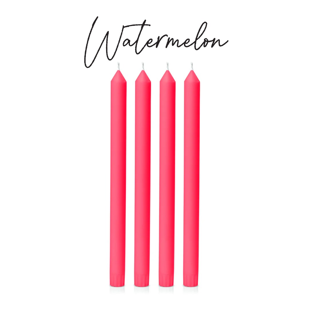 watermelon coloured candle for sale