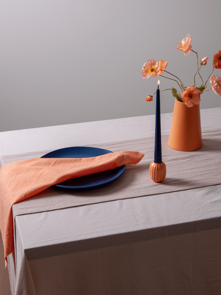 papaya peach coloured napkin hire auckland nz