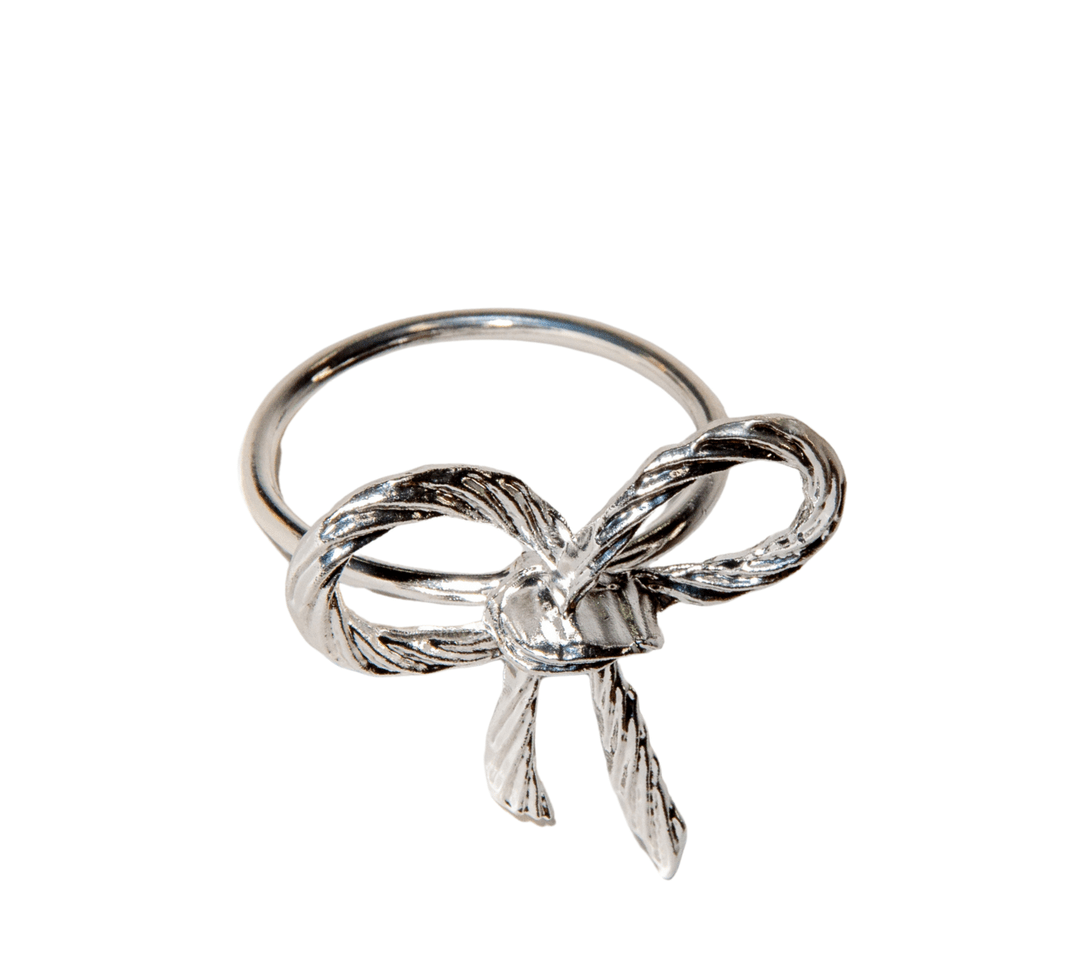 silver bow napkin ring hire auckland nz