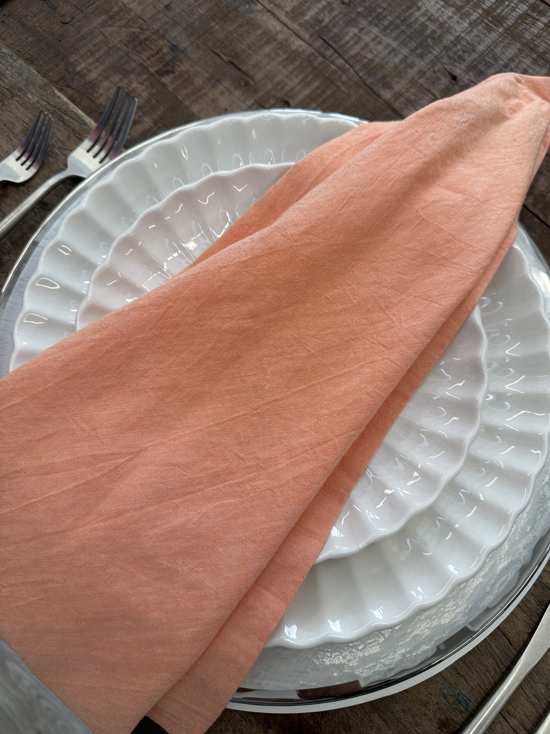papaya peach orange napkin rentals auckland nz